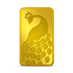 24K (999.9+) Purest Peacock Gold Bar